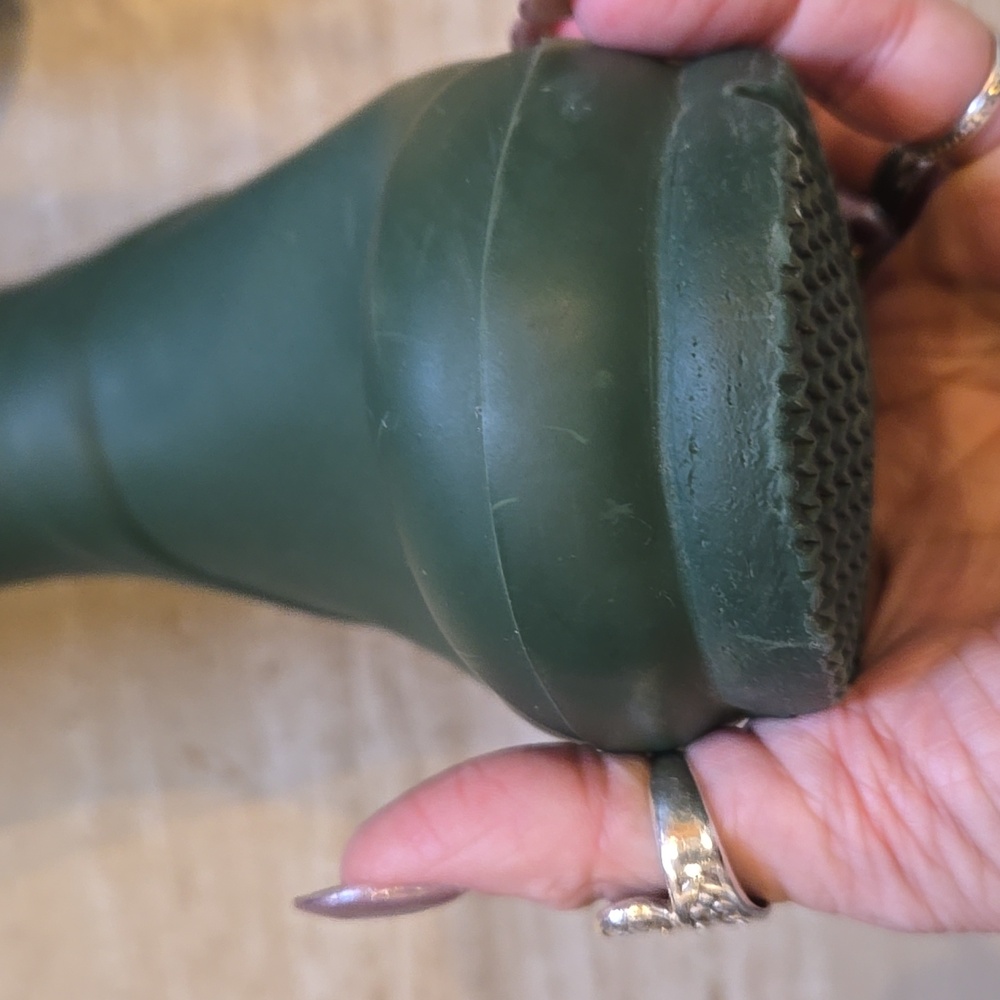 Hunter Original Natural Rubber Tall Hunter Green Waterproof Rain Boot Wellies - Picture 4 of 16